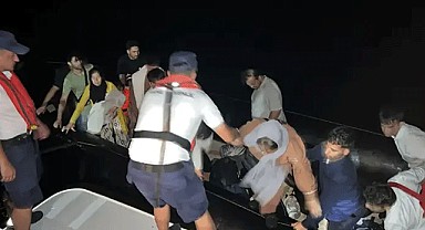 İzmir Çeşme’de 59 kaçak göçmen yakalandı